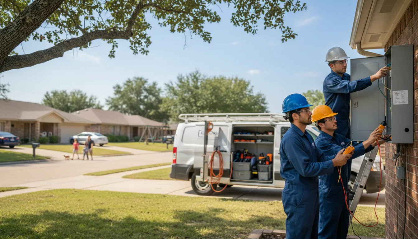 Certified electrician providing emergency electrical services in Shaw, MS